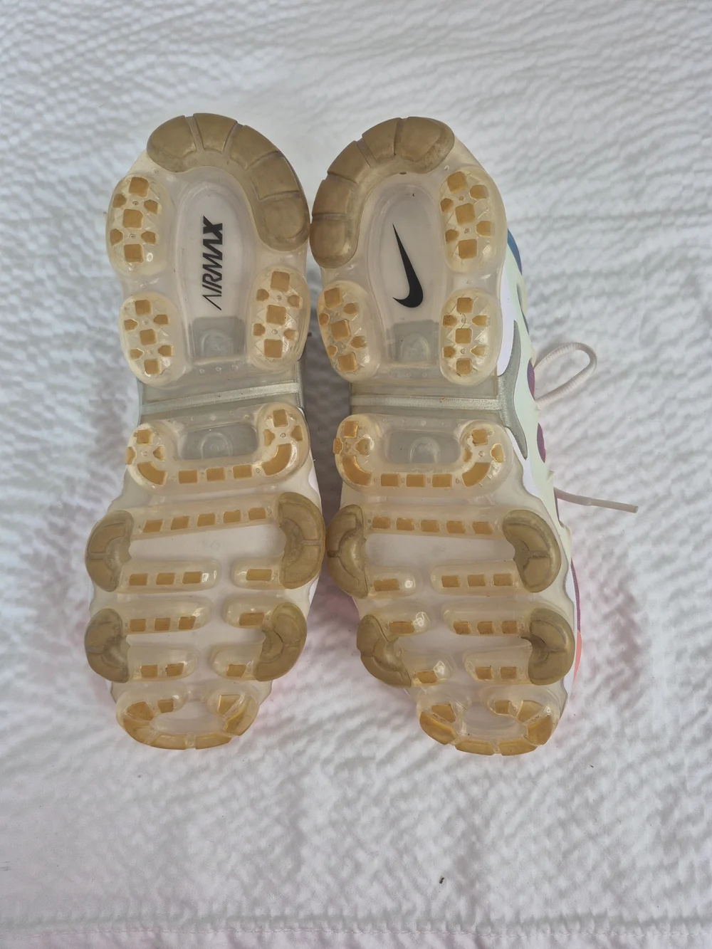 Nike Women's Air Vapormax Plus Lava Glow Blue Lagoon C15862-600 Size 9.5 - Us